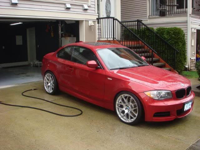 2010 BMW 135 with 19x8 VMR V710 wheels