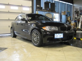 2010 BMW 135 with 17x8 Sparco Pista wheels