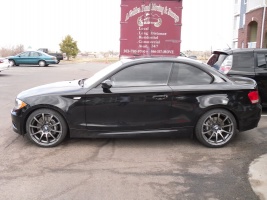 2009 BMW 128 with 19x8.5 Velocity Motoring V701 wheels