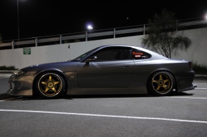 2000 Nissan S15 with 18x9 Rays Engineering Gram Lights 57Pro wheels