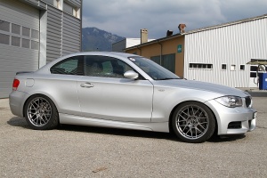 2009 BMW 135 with 18x8.5 APEX ARC-8 wheels