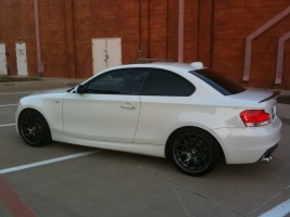 2010 BMW 135 with 18x8.5 VMR 710 wheels