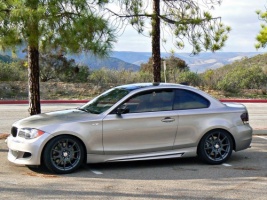 2011 BMW 135 with 18x8 Speedline Corse Marmora wheels