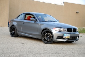 2011 BMW 135 with 19x8.5 VMR 701 wheels