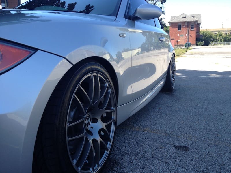 2009 BMW 135 with 18x8.5 VMR v718 wheels
