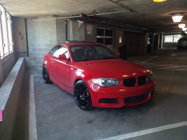 2011 BMW 135 with 18x8.5 VMR V710 wheels