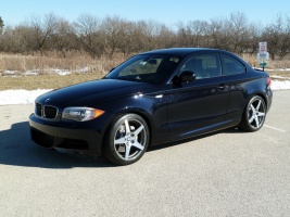 2013 BMW 135 with 18x8.5 Forgestar CF-5 wheels