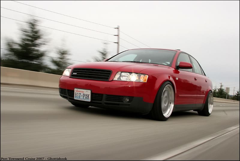 2005 Audi A4 with 18x8.5 HRE 526 wheels
