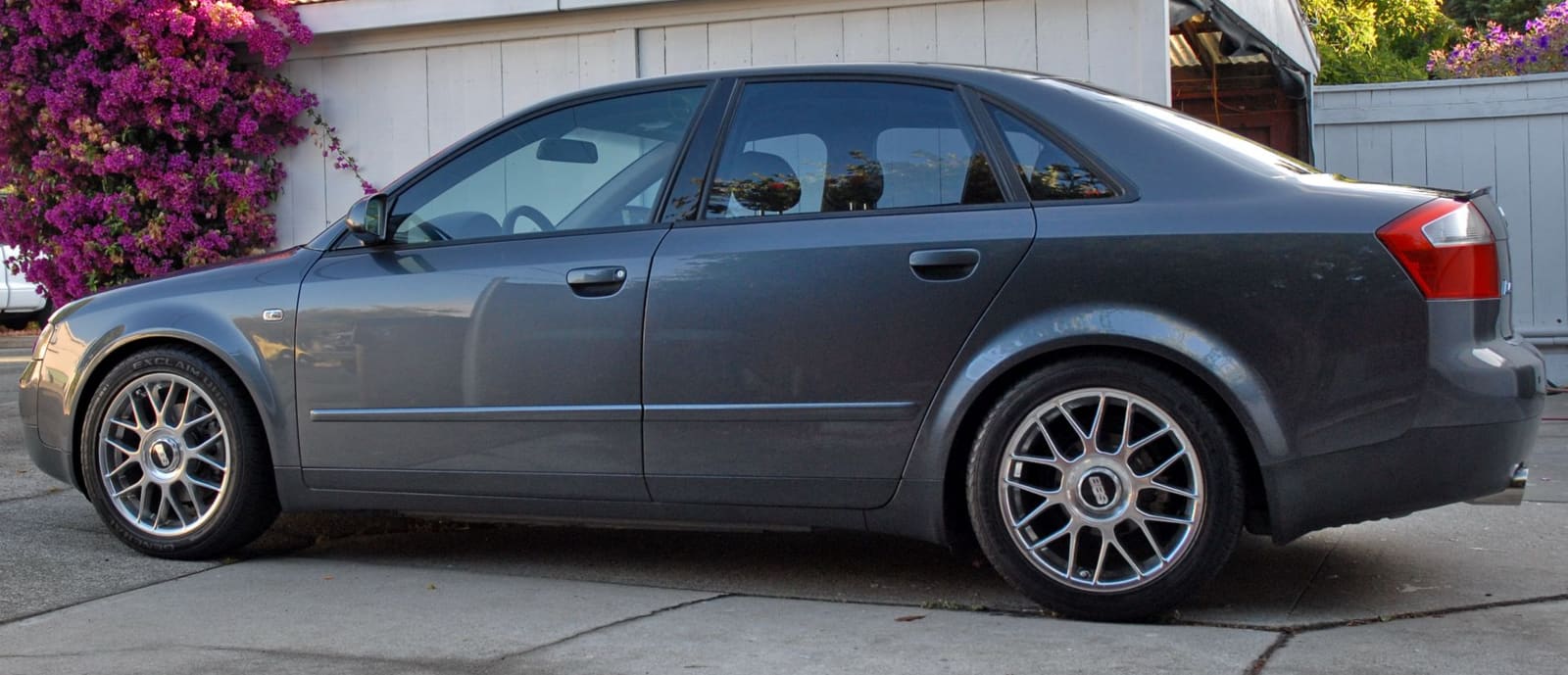 2006 Audi A4 with 17x8 BBS RS wheels