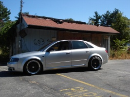 2005 Audi A4 with 18x8.5 Carlsson 3/6 wheels