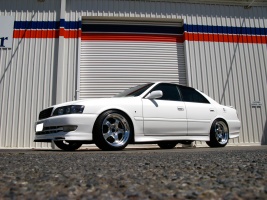 1997 Toyota Chaser with 18x9 Work Wheels Meister SP1 wheels