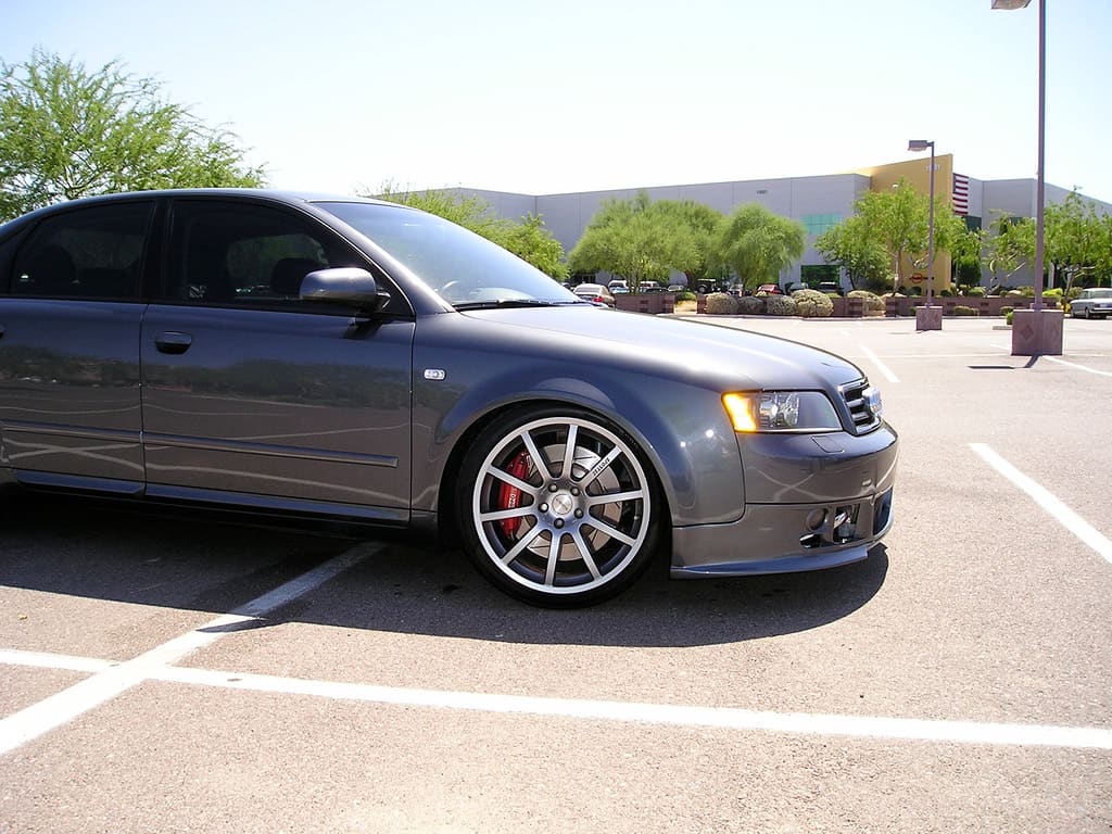 2006 Audi A4 with 19x8.5 Sportec mono10 wheels