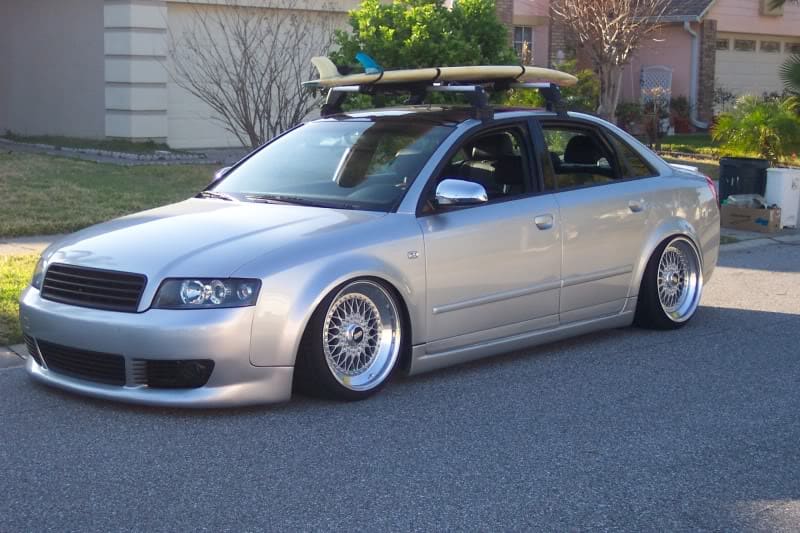 2006 Audi A4 with 18x8.5 BBS RS wheels