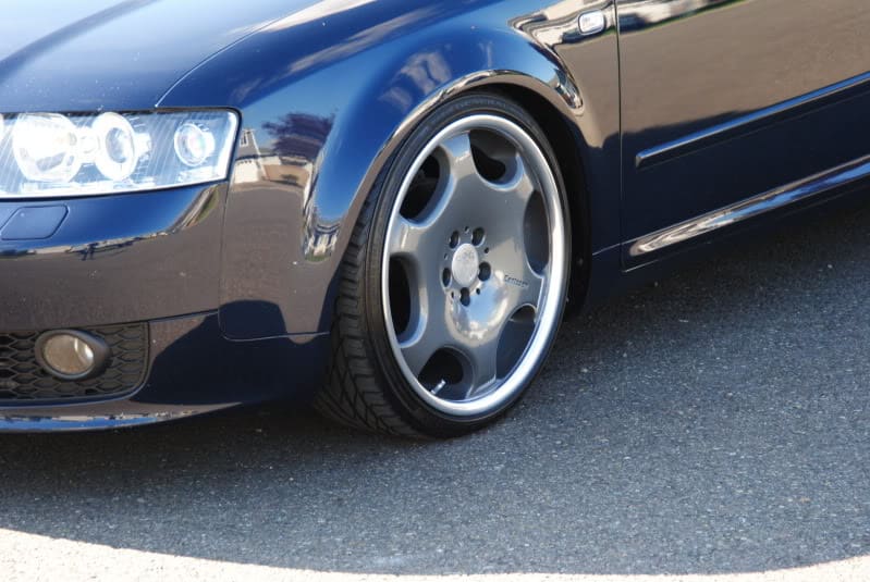 2006 Audi A4 with 19x8.5 Carlsson 1/6 wheels