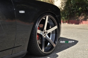 2008 Dodge Charger with 22x9 STR 607 wheels