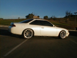 1995 Nissan S14 with 18x9.5 Work Wheels Emotion CR-Kai wheels