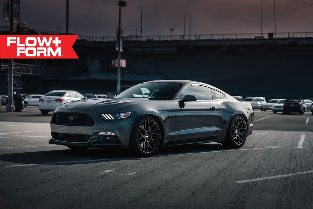 2015 Ford Mustang with 20x9.5 HRE FlowForm FF01 wheels