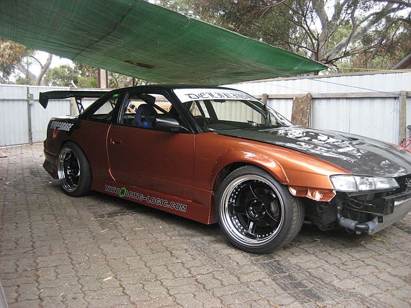 1992 Nissan S13 with 18x9.5 SSR Professor SP1 wheels