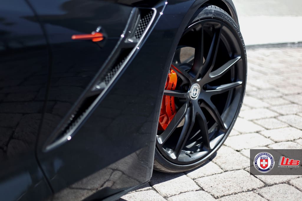 2013 Chevrolet Corvette with 20x9.5 HRE P104 wheels