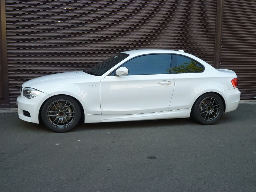 2010 BMW 135 with 17x8 Sparco Tarmac wheels