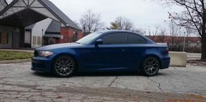 2011 BMW 135 with 18x8.5 VMR V810 wheels