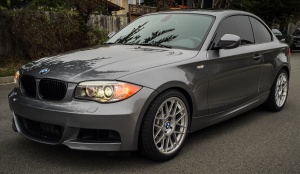 2012 BMW 135 with 18x8.5 Apex ARC 8 wheels