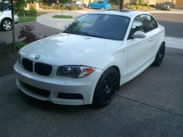 2009 BMW 135 with 18x8.5 VMR 701 wheels