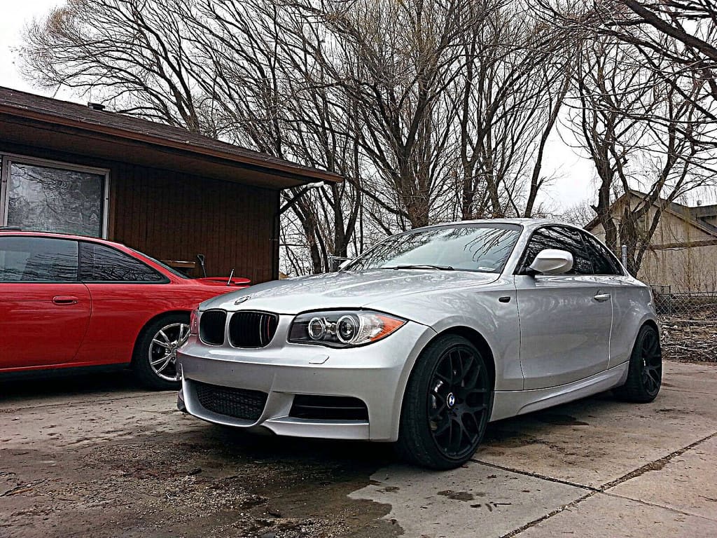 2011 BMW 135 with 18x8.5 VMR 710 wheels