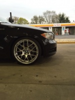 2009 BMW 135 with 19x8.5 VMR V710 wheels