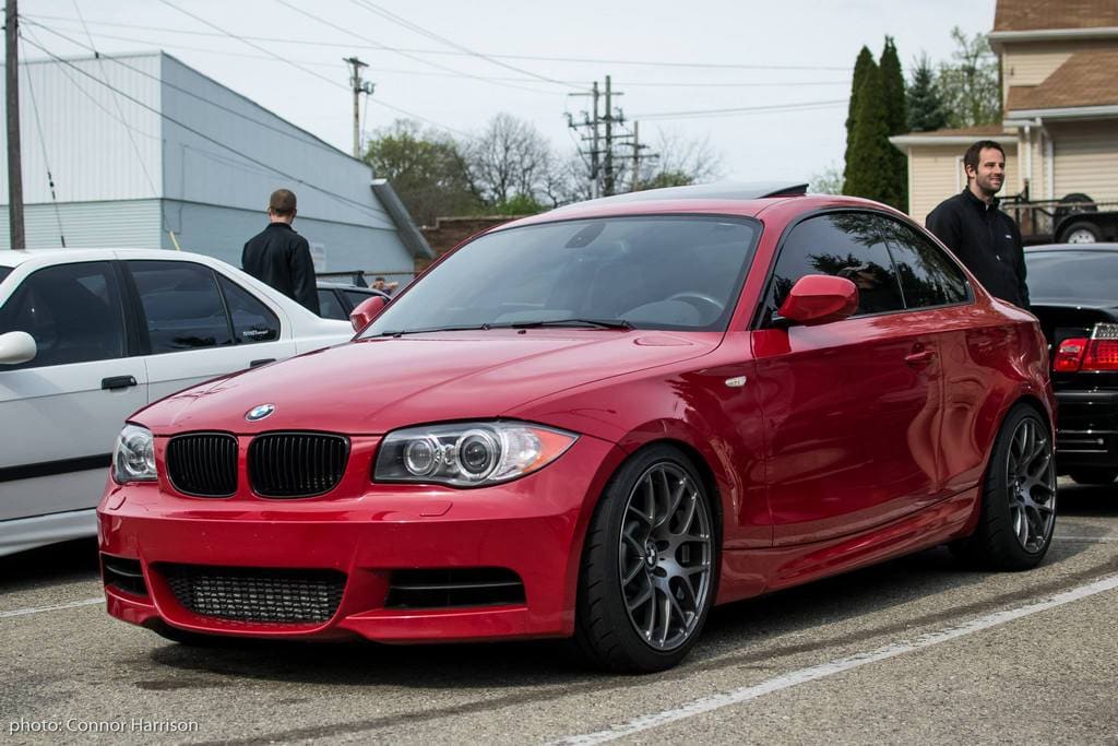 2011 BMW 135 with 18x8.5 VMR 710 wheels