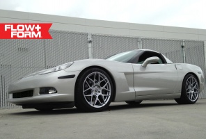 2013 Chevrolet Corvette with 19x9.5 HRE FF01 FlowForm wheels