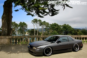1991 Nissan S13 with 18x9 Work Wheels Euroline DH wheels
