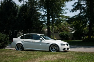 2011 BMW M3 with 19x9.5 wheels