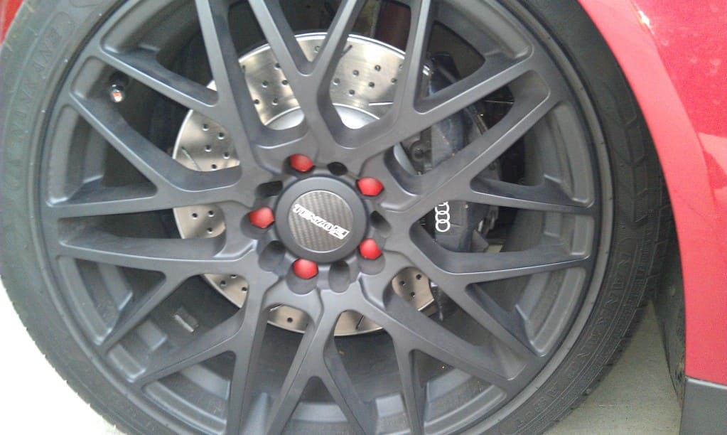 2006 Audi A4 with 18x8 Tenzo R wheels