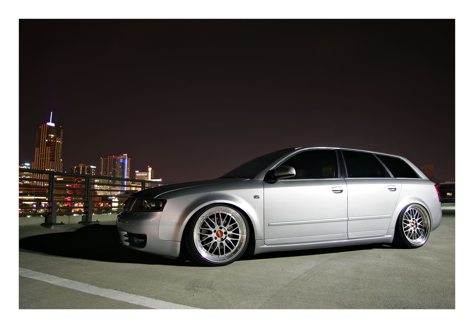 2006 Audi A4 with 19x8.5 BBS LM wheels