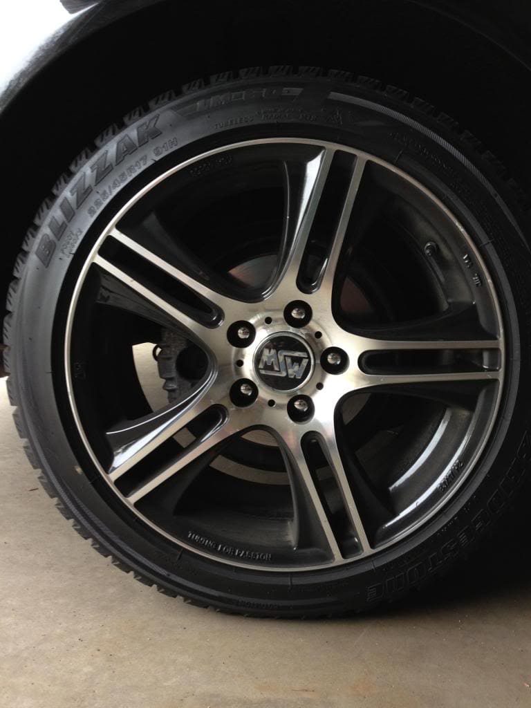 2006 Audi A4 with 17x8.5 MSW Type 11 wheels