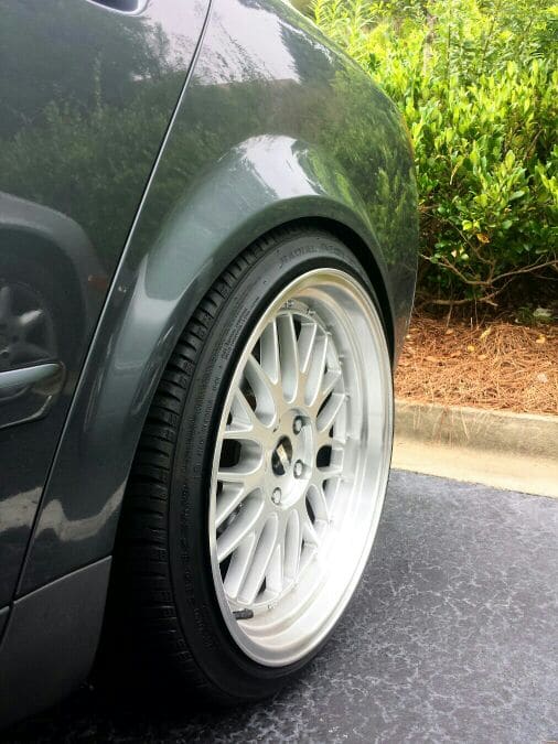2006 Audi A4 with 19x8.5 BBS LM wheels