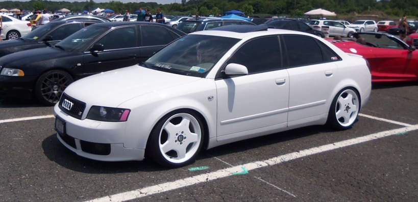 2006 Audi A4 with 18x8.5 OEM Mercedes AMG wheels