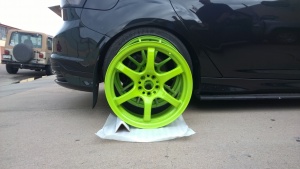 2013 Ford Focus ST with 18x8.5 Gram Light 57DR wheels