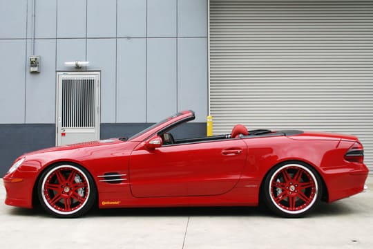 2003 Mercedes SL-class with 20x9 Hyper Forged HF102R wheels