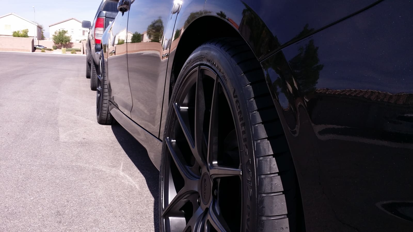 2015 Ford Focus ST with 19x8.5 Niche Targa M130 wheels