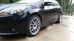 2015 Ford Focus ST with 18x8 Team Dynamics wheels