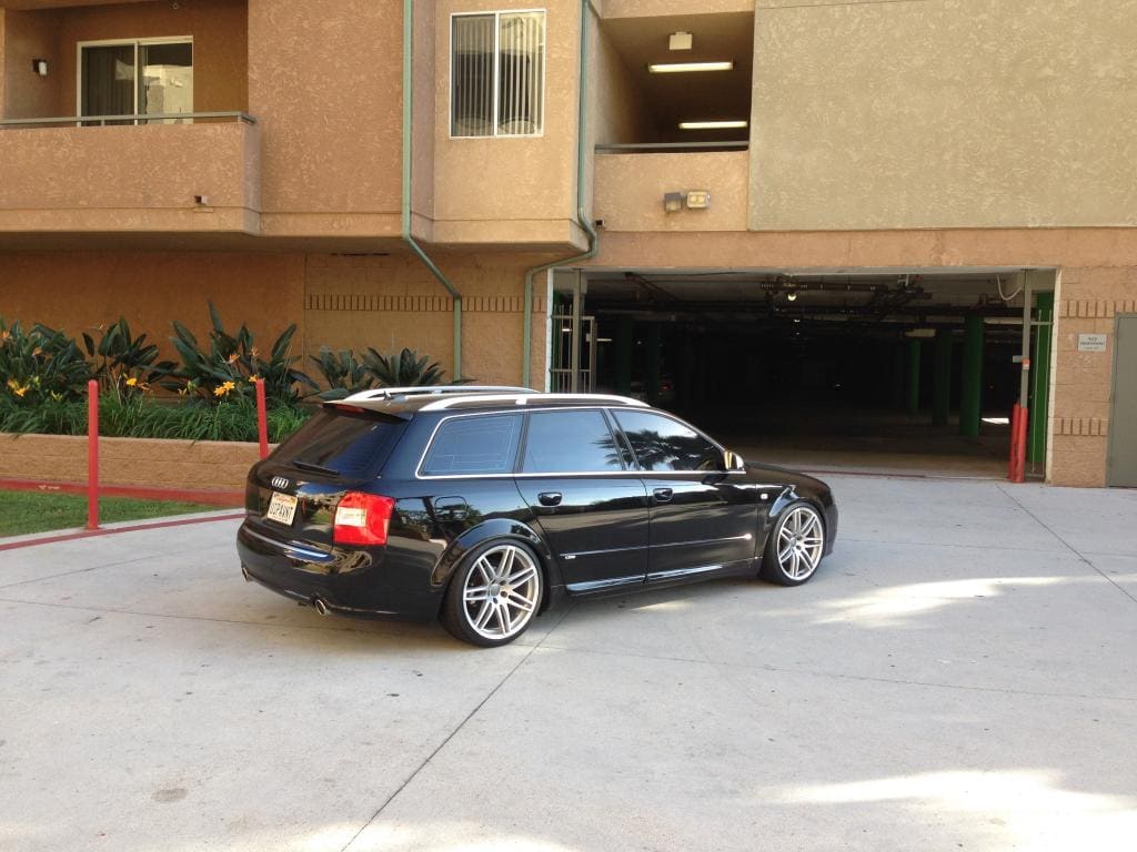2006 Audi A4 with 19x9 OEM RS4 wheels