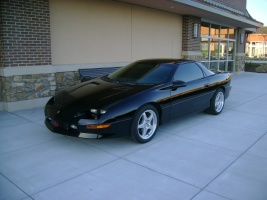 2001 Chevrolet Camaro with 17x9.5 Silver ZR1's wheels