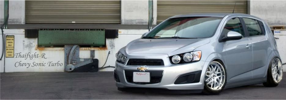 2012 Chevrolet Sonic with 18x8.5 wheels