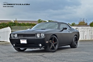 2012 Dodge Challenger with 22x9 Koko Kuture Sardinia 5 wheels