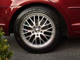 2008 Ford Fusion with 17x8 TSW Snetterton wheels