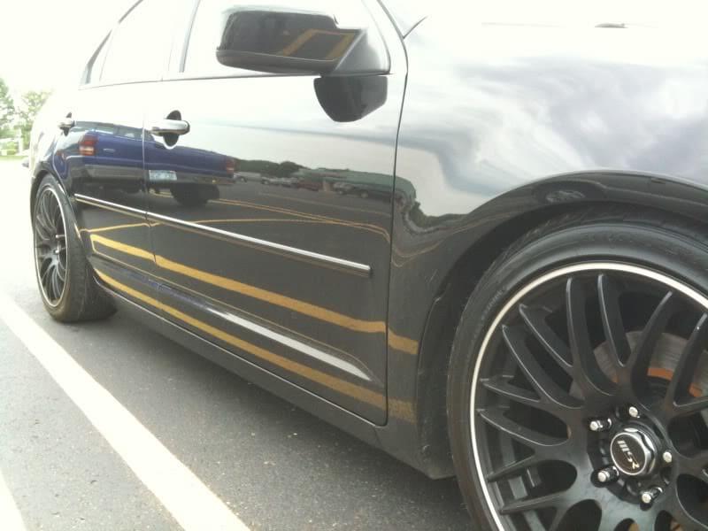 2009 Ford Fusion with 18x8 MSR 045 wheels
