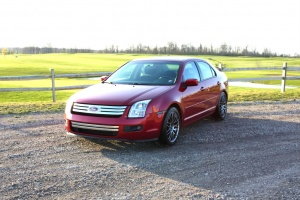 2009 Ford Fusion with 18x8 MSR 045 wheels