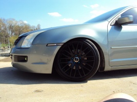 2010 Ford Fusion with 19x9.5 Axis Power wheels